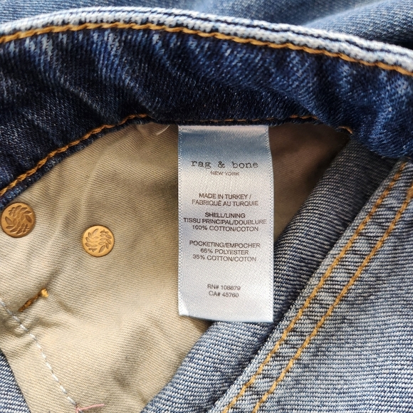 Rag & Bone Womens The Logan Mid Rise Wide Leg Jeans Size 27 NWT $198 Annalise - Picture 7 of 15